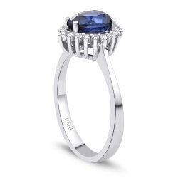 1,24 Karat Fantezi Pırlanta Yüzük - PR00373 - 2