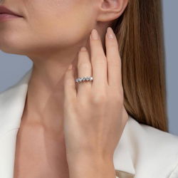 1,25 Karat Beştaş Pırlanta Yüzük - 3