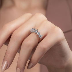 1,25 Karat Beştaş Pırlanta Yüzük - PR00781 - 4