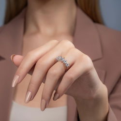1,25 Karat Beştaş Pırlanta Yüzük - PR00781 - 3