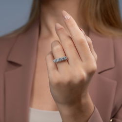 1,27 Karat Beştaş Pırlanta Yüzük - PR00237 - 4