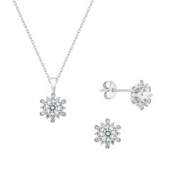 1,28 Karat Fantezi Pırlanta Set - PRS0027 - 1
