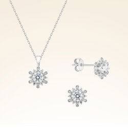 1,28 Karat Fantezi Pırlanta Set - 1