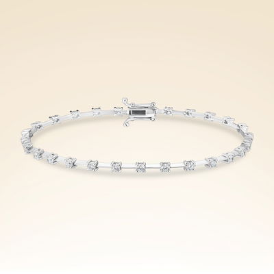 1,30 Karat Suyolu Pırlanta Bileklik - Pare Pırlanta