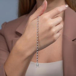 1,30 Karat Suyolu Pırlanta Bileklik - 5