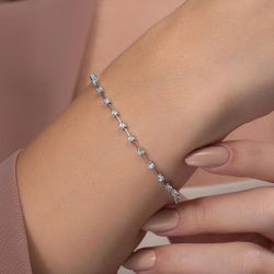1,30 Karat Suyolu Pırlanta Bileklik - PR00899 - 4