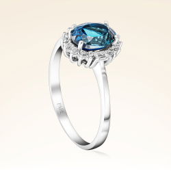 1,40 Karat Pırlanta Safir Yüzük - PR00149 - 2