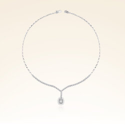 1,41 Karat Pırlantalı Baget Gerdanlık - 1