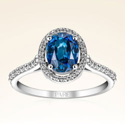 1,45 Karat Safir Pırlanta Yüzük - PR00632 - 1