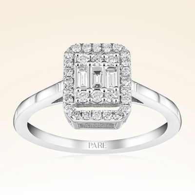 1,48 Karat Baget Pırlanta Set - Pare Pırlanta