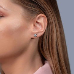 1,50 Karat Tektaş Pırlanta Küpe - PR00515 - 2