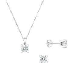 1,50 Karat Tektaş Pırlanta Set - PRS0030 - 1