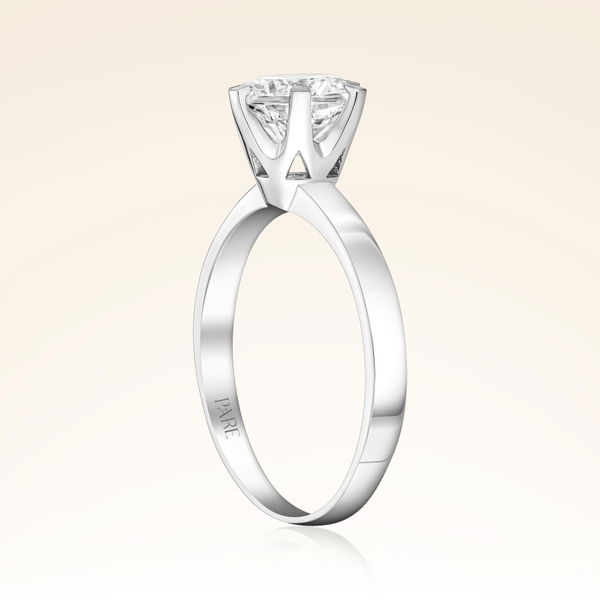 G Renk 1,50 Karat HRD Sertifikalı Tektaş Pırlanta Yüzük - Pare Pırlanta