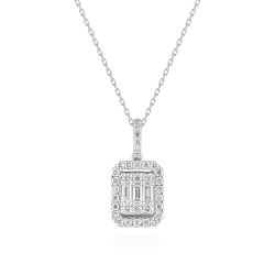 1,55 Karat Baget Pırlanta Set - PRS0010 - 3