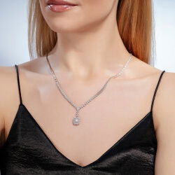 1,57 Karat Pırlantalı Baget Gerdanlık - 2