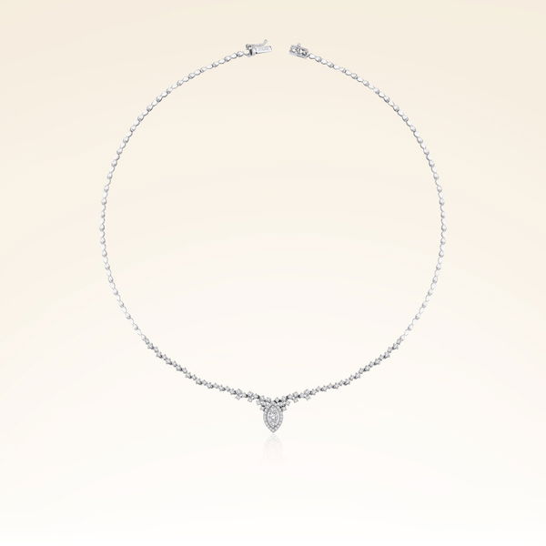 1,57 Karat Suyolu Pırlanta Gerdanlık - Pare Pırlanta