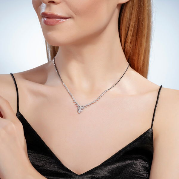 1,57 Karat Suyolu Pırlanta Gerdanlık - Pare Pırlanta