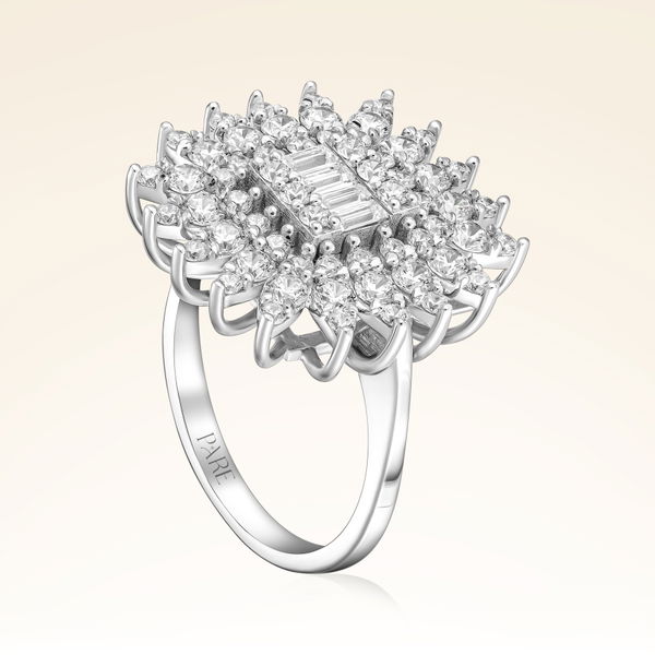 1,60 Karat Baget Pırlanta Yüzük - Pare Pırlanta