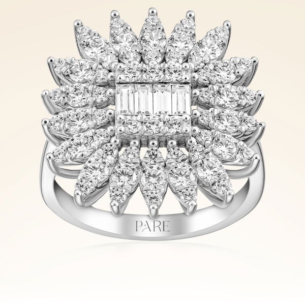 1,60 Karat Baget Pırlanta Yüzük - Pare Pırlanta