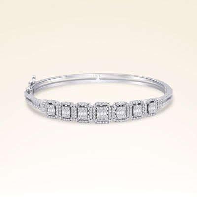 1,60 Karat Pırlantalı Baget Bileklik - Pare Pırlanta