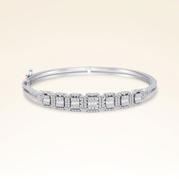 1,60 Karat Pırlantalı Baget Bileklik - Pare Pırlanta