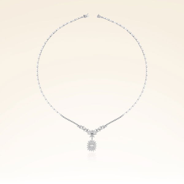 1,62 Karat Pırlantalı Baget Gerdanlık - Pare Pırlanta