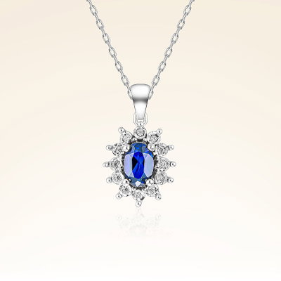 1,65 Karat Pırlantalı Safir Set - Pare Pırlanta