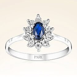 1,65 Karat Pırlantalı Safir Set - 4