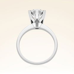 G Renk 1,70 Karat HRD Sertifikalı Tektaş Pırlanta Yüzük - 3