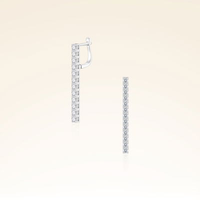 1,75 Karat Suyolu Pırlanta Küpe - Pare Pırlanta