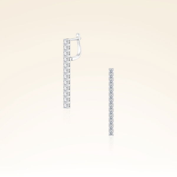 1,75 Karat Suyolu Pırlanta Küpe - Pare Pırlanta