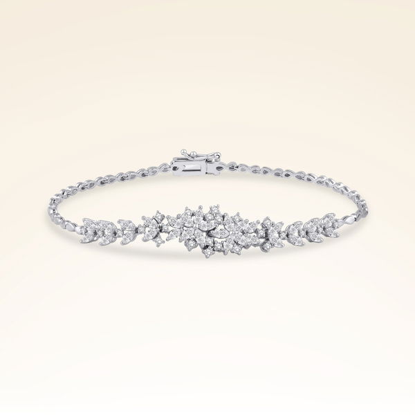 1,79 Karat Pırlantalı Markiz Fantezi Bileklik - Pare Pırlanta