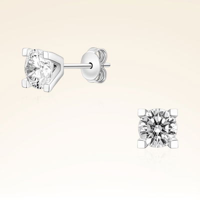 1,80 Karat Tektaş Pırlanta Küpe - Pare Pırlanta