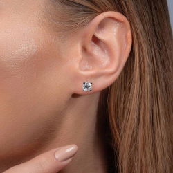 1,80 Karat Tektaş Pırlanta Küpe - PR00495 - 3