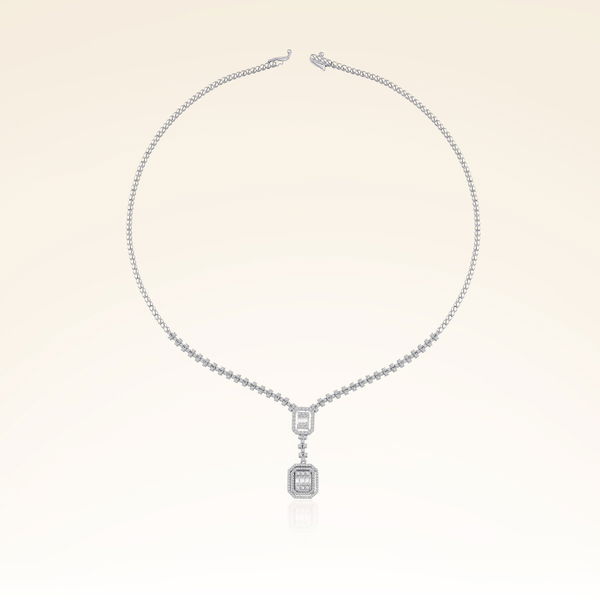 1,82 Karat Pırlantalı Baget Gerdanlık - Pare Pırlanta