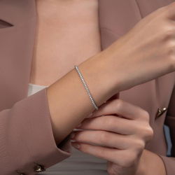 1,83 Karat Suyolu Pırlanta Bileklik - PR00903 - 2