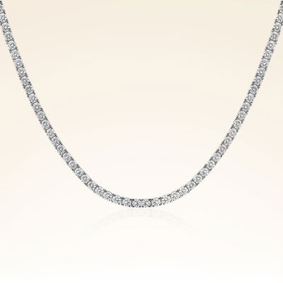 18,32 Karat Suyolu Pırlanta Gerdanlık - Pare Pırlanta