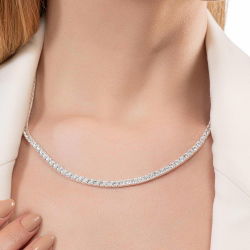 18,32 Karat Suyolu Pırlanta Gerdanlık - PR00961 - 3