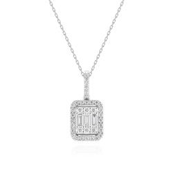 2 Karat Baget Pırlanta Set - PRS0008 - 2