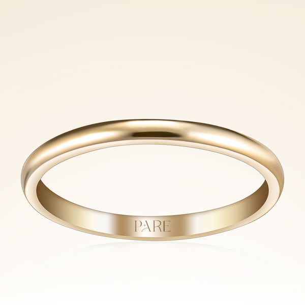 2 mm İnce Klasik Erkek Alyans - Pare Pırlanta