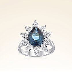 20,47 Karat Pırlantalı Renkli Taşlı Set - 5