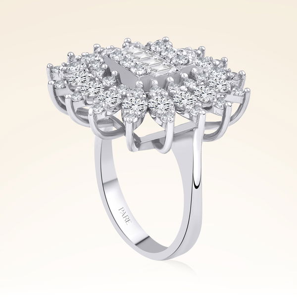 2,15 Karat Fantezi Pırlanta Yüzük - Pare Pırlanta