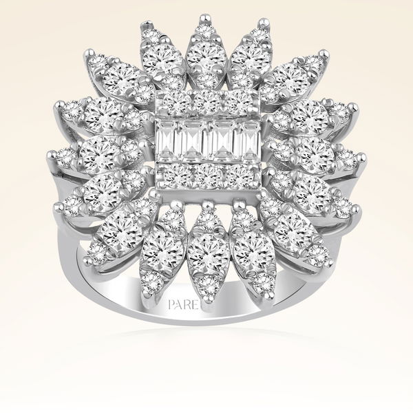 2,15 Karat Fantezi Pırlanta Yüzük - Pare Pırlanta