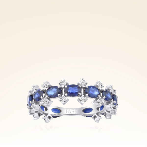 2,17 Karat Pırlantalı Safir Yüzük - Pare Pırlanta