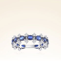 2,17 Karat Pırlantalı Safir Yüzük - 1