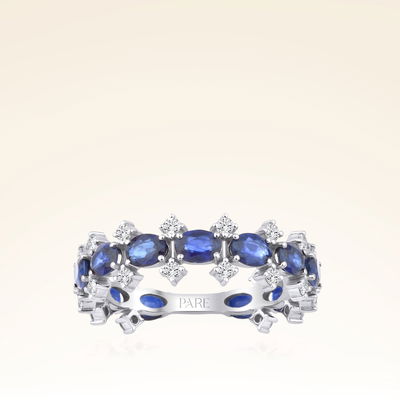 2,17 Karat Pırlantalı Safir Yüzük - Pare Pırlanta