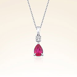 2,25 Karat Pırlantalı Yakut Set - 2