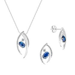 2,25 Karat Safir Pırlanta Set - PRS0007 - 1