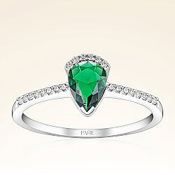 2,34 Karat Pırlantalı Zümrüt Set - 4