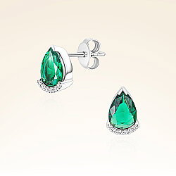 2,34 Karat Pırlantalı Zümrüt Set - 3